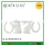 Ceramic Rabbit-Rabbit Ceramic Napkin Ring -ceramic Napkin Holder, Napkin Ring. thumbnail-2