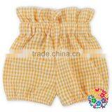 Romantic Pink Lovely Designs Ruffle High Waist Kids Gilrs Summer Wear Cotton Shorts Toddler Floral Bloomers thumbnail-3