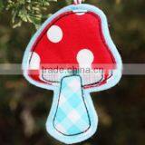 Hot Best Selling New Products China Fabric Bulk Handmade Diy Custom Felt Mushroom Hanging Christmas Decoration Sale