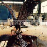 Bronze Foundry Metal Craft Animal Garden Decoration Eagle thumbnail-1