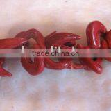 Wholesale 10-25mm Red Capsicum Shaped Natural Loose Coral Strand thumbnail-1