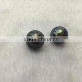 Wholesale 11-12mm AAA Black Undrilled Loose Tahitian Pearl thumbnail-1