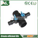 New Garden Hose 4 Way Tap Connector Adapter With Shut Offs thumbnail-4