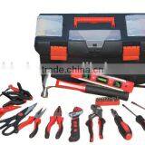 LB-312 43pcs Hand Tool Set Tool Kit in Red and Black Plastic Case