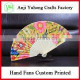 Professional Custom Logo Cheap Fabric Hand Fan thumbnail-2
