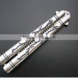 Wholesales Sliver Comb Multi Function Stainless Steel Trainer Tool Butterfly Comb thumbnail-2