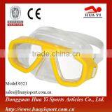 Pvc Kids Print Logo Top Transparent pc Diving Mask thumbnail-1