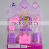 2016 New Fashion Kids Furniture Toy Plastic Castle Play Set thumbnail-4