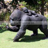 Female Gorilla With Baby thumbnail-1