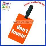 Custom Made Debossed Logo Silicone Pvc Luggage Tag Hot Sell thumbnail-5