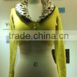 2014 Ladies Knitted Sweater,cardigan With Mohair thumbnail-6