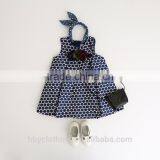 Fashion Flower Girl Dress Wine Red Dot Party Pageant Unique Design Kids Clothing 2017 Autumn Princess Size 2-8 thumbnail-1