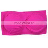 Girl Sexy Tube Bra Padded Tube Top Strapless Bra for Women Underwear thumbnail-5