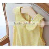 Hot Selling Boutique Seersucker Fabric Baby Girl Romper thumbnail-3