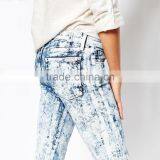 Skinny Fashion Tight Slim Ladies Jeans Top Design Wholesale thumbnail-3