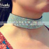 Vintage Metal Flower Charms Choker Necklace Diy Ethnic Style Charms Short Necklace for Women thumbnail-3