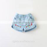 2017 Newest Baby Girls Cowboy Pants Fancy Children Embroidered Short Pants thumbnail-4