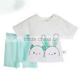 Wholesale Cotton New Spring And Autumn Kids Clothing Set Rabbit Top And Baby Pants For Infant thumbnail-2
