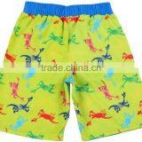 High Quality Kids ClothingCrabs Printing Color Blocks Boys Shorts With Four Eyelets Drawstring thumbnail-2
