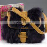 Fox Fur Tote Bag, Fox Fur Bag, Mink Fur Bag thumbnail-1