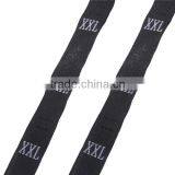 Polyester Clothing Labels Tags Craft Black Size XXL Embroidered Custom Appliques thumbnail-1