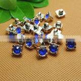 Sub- Monopoly Square Buttons Blue Diamond Buckle Fashion Buckle Shirt Cufflinks Accessories thumbnail-1