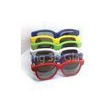 Customized Pink Plastic 0.7mm TAC Polarized Lens PC Frame Circular 3D Glasses for Cinema thumbnail-1