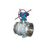 Cast Steel Trunnion Mounted Ball Valve Flanged Ends thumbnail-1