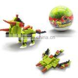 Mini Plastic Dinosaur Capsule Toy Creative Assembly Block Toys Educational Toys for Kids thumbnail-3