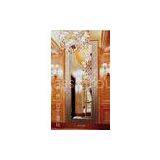 Retangular Decorative Framed Mirror , 13mm Thickness Art Glass Mirror thumbnail-1