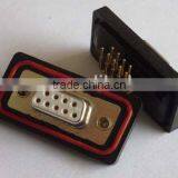 D-SUB 9P/HD15P Female PCB Type Panel Mounting Waterproof Connector