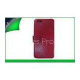 Red Smart Apple Iphone Leather Cases Flip PU Leather for Iphone 6 thumbnail-1