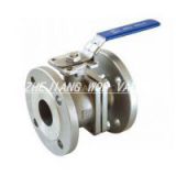 2pc ball valve with mounting pad