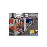 PP PE PC plastic hollow grid sheet/board/plate/panel extrusion machine