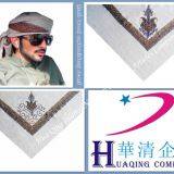 Arab Wool Embroidery Scarf / Arab Wool Acrylic Embroidery Scarf / Arab Scarf / Muslim Hijab Scarf