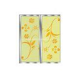 Art Glass,Supply Chun Nuanhua Leaves (paint Sliding Door)