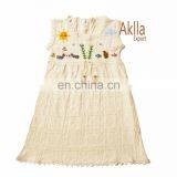 Beautiful Peruvian Cotton Woven Girls Dresses With Detailed Embroidery thumbnail-1