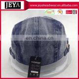 Fashion Washed Denim Cap Cotton Duckbill Hat With no Logo thumbnail-5