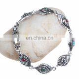 2017 Fashion Retro Jewelry Colorful Resin Crystal Gemstone Bracelet thumbnail-4
