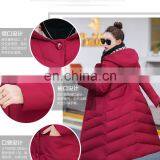 S1002 New Long Section of the Knee Slim Was Thin Hooded Large Fashion Warm Down Jacket Cotton Jacket S1002 thumbnail-2