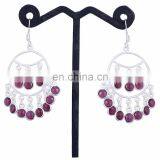 Fashion 925 Silver Bridal Chandelier Women Earrings Wholesale ROYAL EXPORT SILVER JEWELRY thumbnail-1