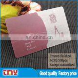 2017 Hot Sell High Quality Manufacturer Transparent Plastic Business Card thumbnail-2