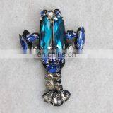 Beautiful Blue Beaded Rhinestone Shrimp Patch thumbnail-3