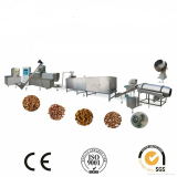 1600*1800*2000mm Pet Food Processing Line Fish Mill Material Double Screw Extruder Machine