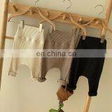 Wholesale Ribbed Pant Big PP Leggings Boys And Girls Baby Comfortable Thread Stretch High Waist Pants thumbnail-4