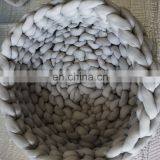 Braid Yarn Tube Yarn for Chunky Knit Cat Nest Grey Color thumbnail-5