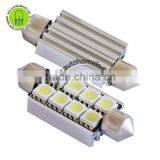 42mm 5050 8SMD 8LED Canbus Festoon C5W License Plate Light Aluminum Shell Interior Reading Lights Parking Bulb thumbnail-3