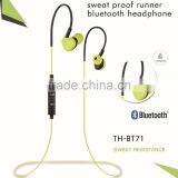 Bluetooth Headset Water Proof Sport Sports Stereo Wireless Bluetooth Headset thumbnail-3