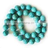 12MM Loose Round Turquoise Stone Jewellery Beads thumbnail-1