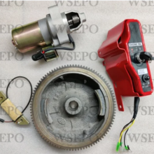 Electric Starter Kit for Gx240 Gx270 173f 177f 240cc-270cc Gas Engine 3.5kw/4kw Generator Parts thumbnail-1